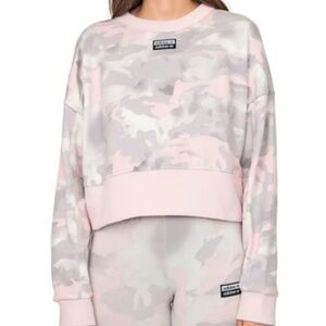 Adidas Pink Camo Pullover (sz S)